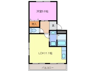 清洲駅 徒歩20分 2階の物件間取画像